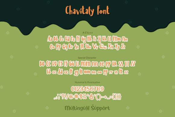 Chavitaly Font font preview - 1