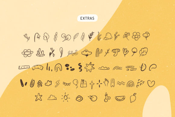 Miggoe Font PNG with transparent background - Preview 6