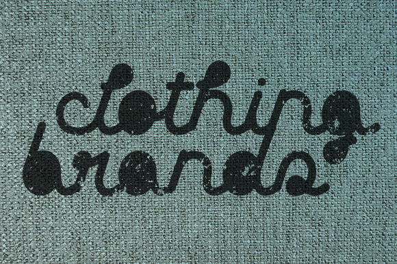 Clothing Brands Font - Preview 1