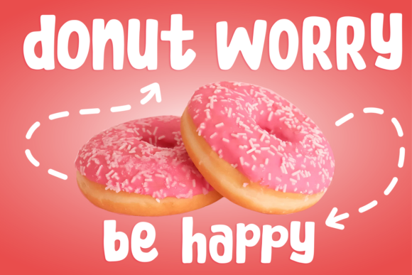 Coconut Cookies Font PNG with transparent background - Preview 4