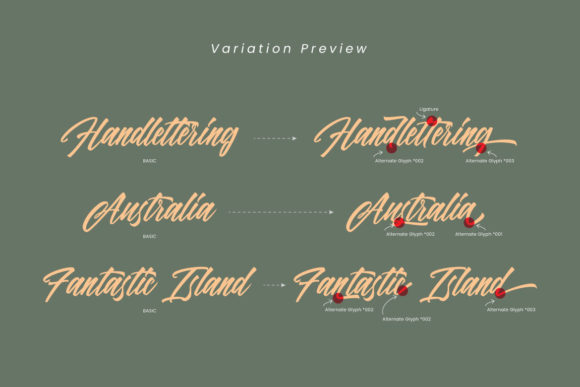 Panbers Font font preview - 1