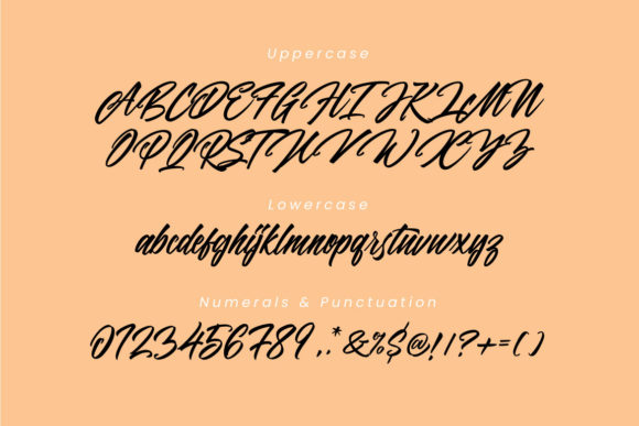 Panbers Font font preview - 5