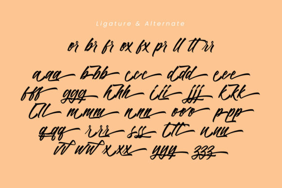 Panbers Font font preview - 6