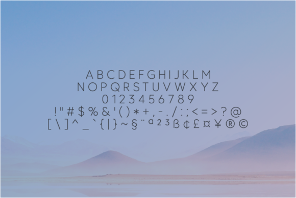 Rutfle June Light Font PNG with transparent background - Preview 1