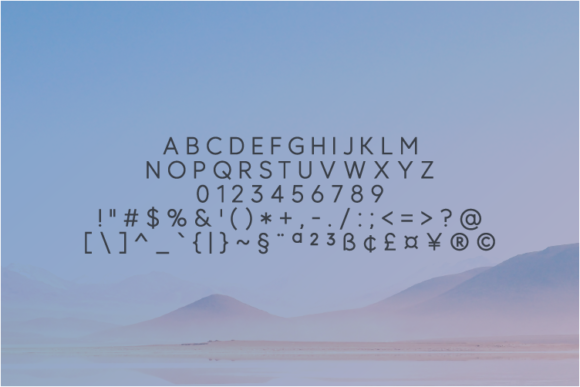 Rutfle June Semi-Bold Font PNG with transparent background - Preview 1