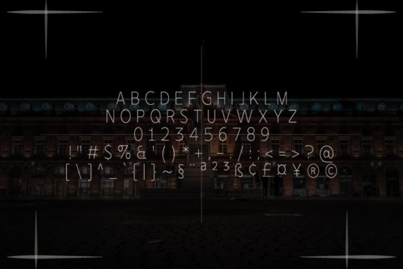 Arkelogue Thin Font - Preview 1