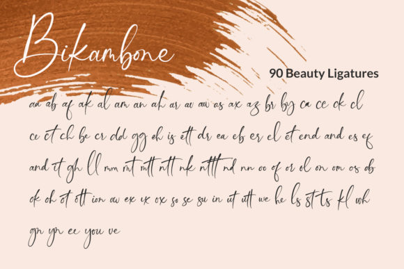 Bikambone Font - Preview 6