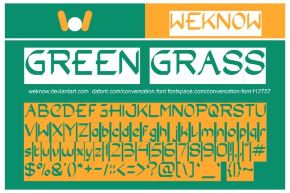 Conversation Font - Preview 4
