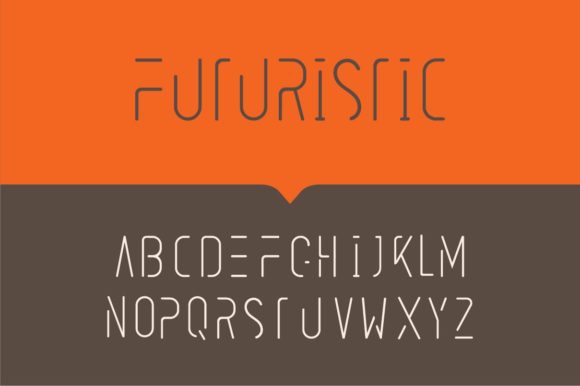 Futuristic Font - Preview 1