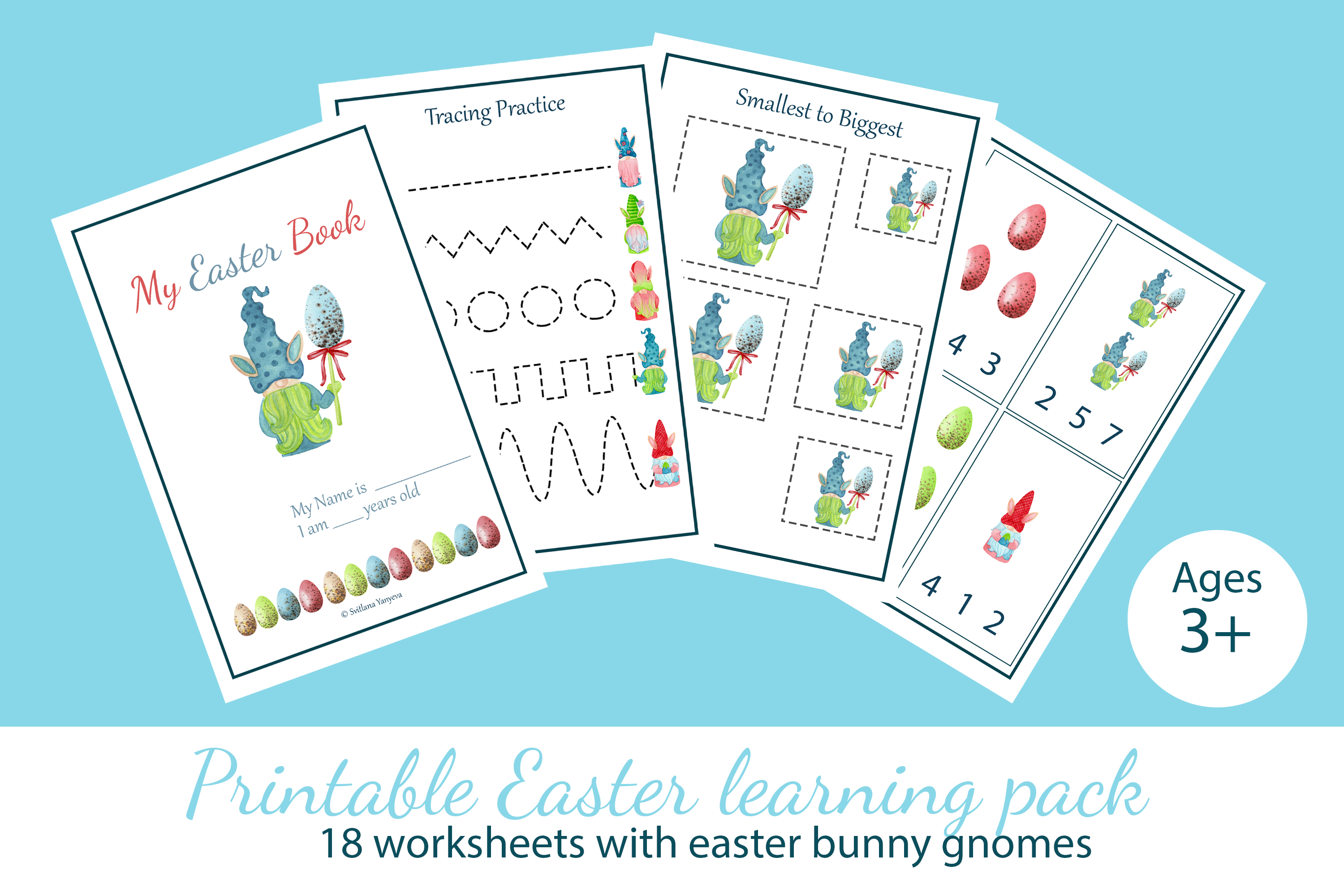 Easter Preschool Pack cover