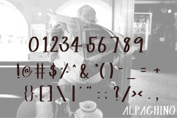 Alpachino Font - Preview 3