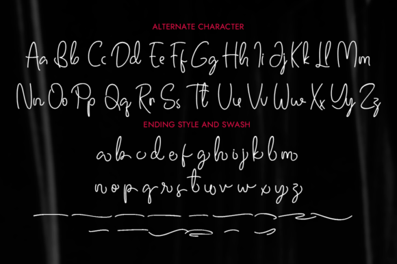 Ballerin Font PNG with transparent background - Preview 6