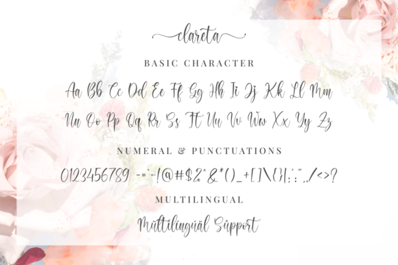 Clareta Font - Preview 5
