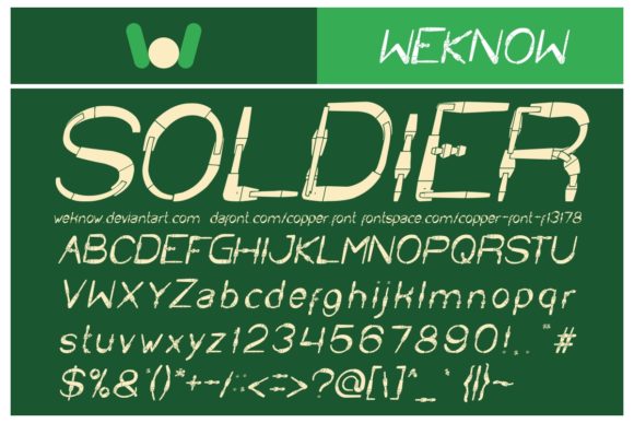 Copper Font - Preview 2