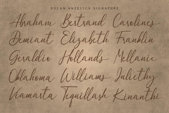 Dulan Anzelica Font - Preview 4