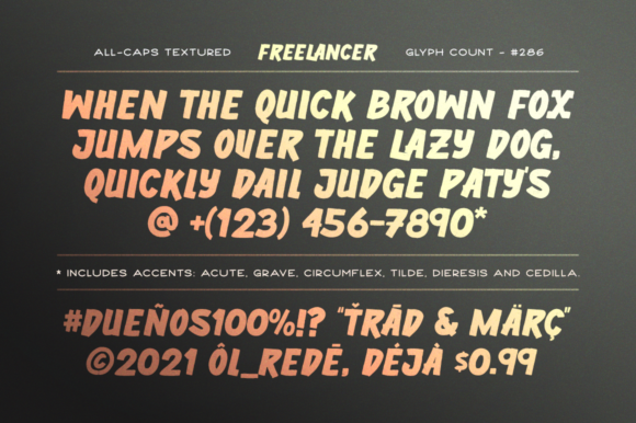 Freelancer Font - Preview 1