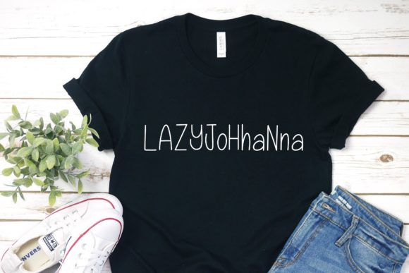 Lazy Johhanna Font PNG with transparent background - Preview 5