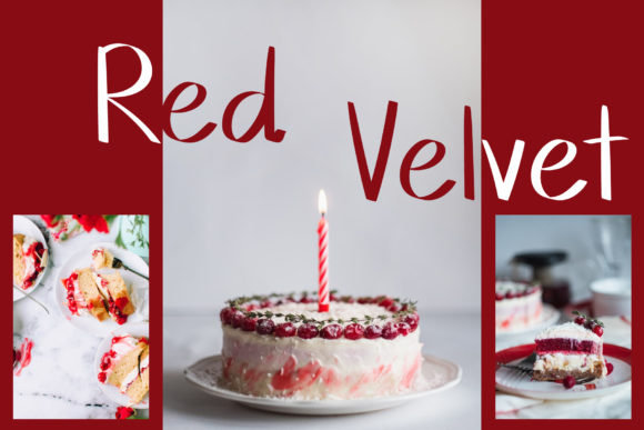 Red Velvet Script The Font Bundle 35 Fonts Bundle · Creative Fabrica
