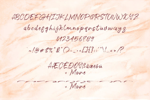 Salazur Font PNG with transparent background - Preview 4