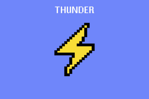 Thunder Pixel Retro Arcade Game