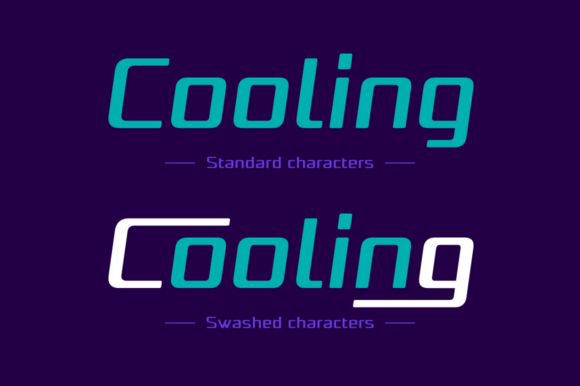 Naftera Family Font PNG with transparent background - Preview 3