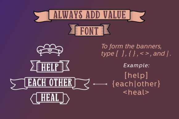 Always Add Value Font - Preview 1
