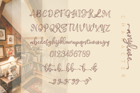 Anylove Font - Preview 2