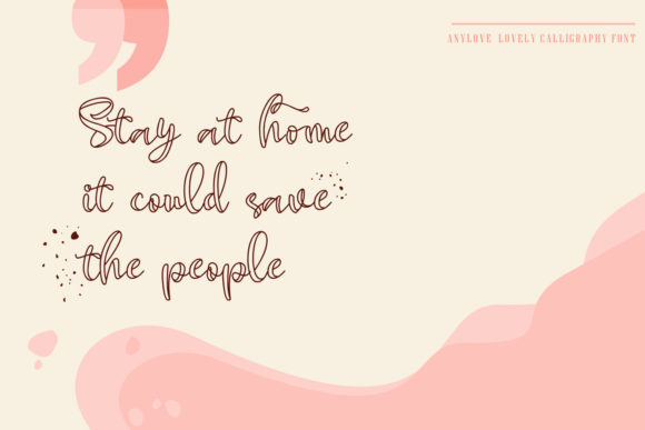 Anylove Font - Preview 4