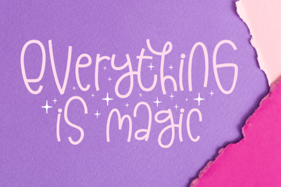 Dream Bunny Font PNG with transparent background - Preview 3