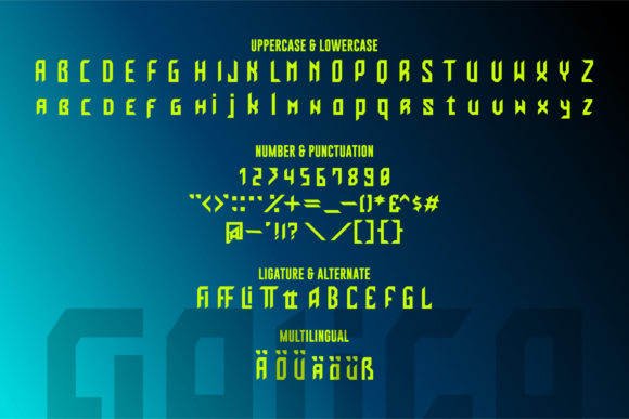 Fialiga Font PNG with transparent background - Preview 4