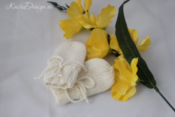 Hand Knitting Pattern Simple Baby Mitten