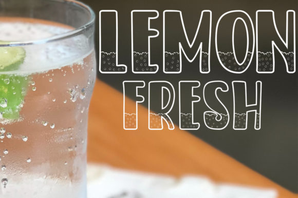 Ice Cream SodaWater Font PNG with transparent background - Preview 6