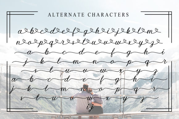 Kiara Akira Font PNG with transparent background - Preview 5