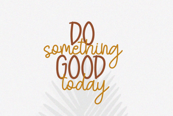 Let the Sunshine Font PNG with transparent background - Preview 3