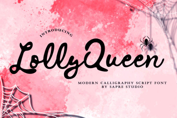 Lolly Queen Font PNG with transparent background - Preview 3
