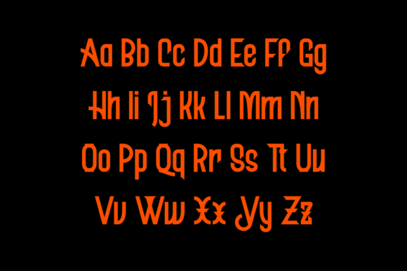 Raidspell Font PNG with transparent background - Preview 3