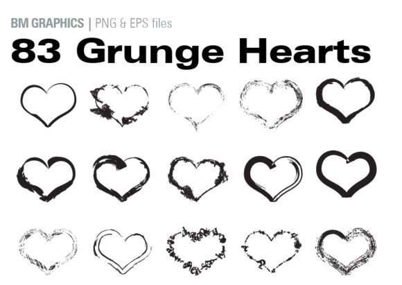 83 Grunge Hearts