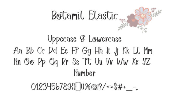 Botamil Elastic Font - Preview 4