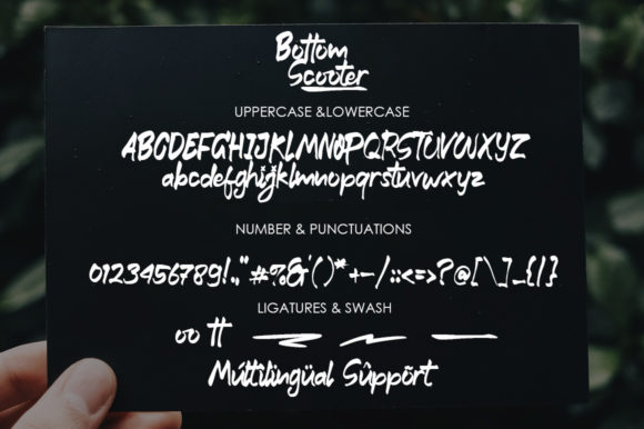 Bottom Scooter Font - Preview 4