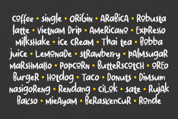 Bustanist Font PNG with transparent background - Preview 1