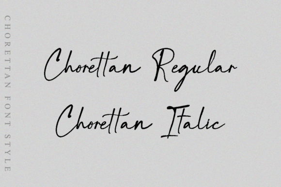 Chorettan Font - Preview 1