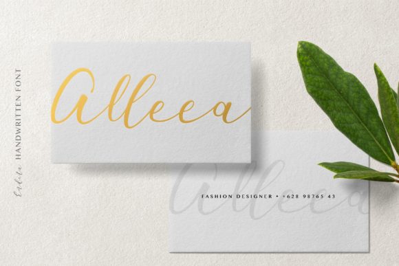 Endita Font PNG with transparent background - Preview 3