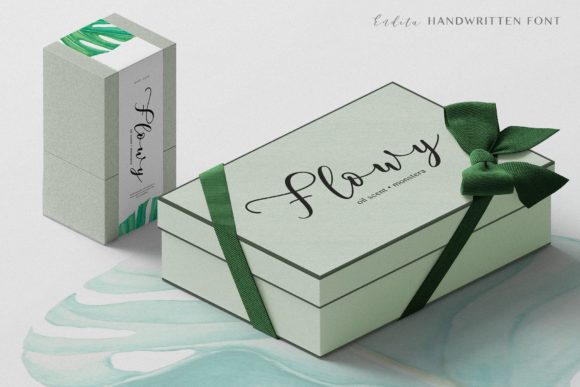 Endita Font PNG with transparent background - Preview 4