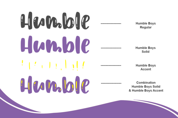 Humble Boys Font PNG with transparent background - Preview 5