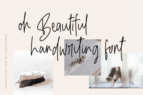 Kionsa Font PNG with transparent background - Preview 3