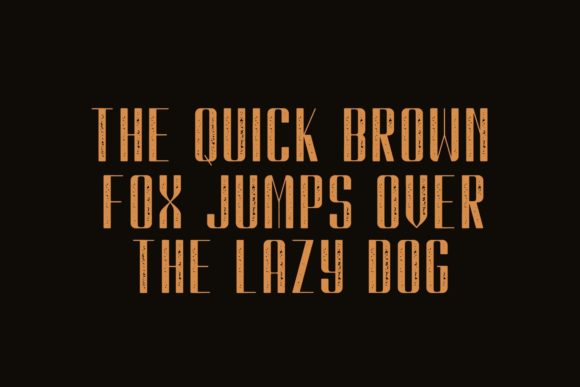 Kionsa Stamp Font PNG with transparent background - Preview 4