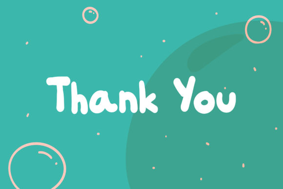 Orlina Bubble Font PNG with transparent background - Preview 5