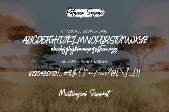 Patricia Safari Font PNG with transparent background - Preview 5