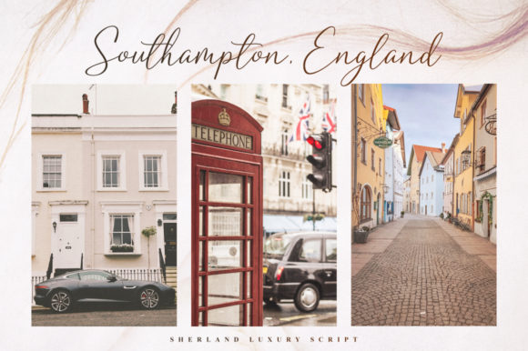 Sherland Font PNG with transparent background - Preview 2