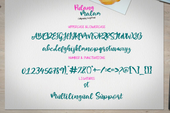 Pulang Malam Font PNG with transparent background - Preview 5